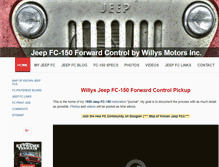 Tablet Screenshot of jeepfc150.com